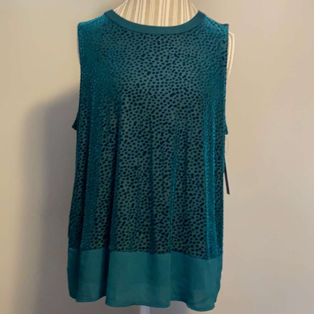 NWT Apt 9 sleeveless blouse size XL